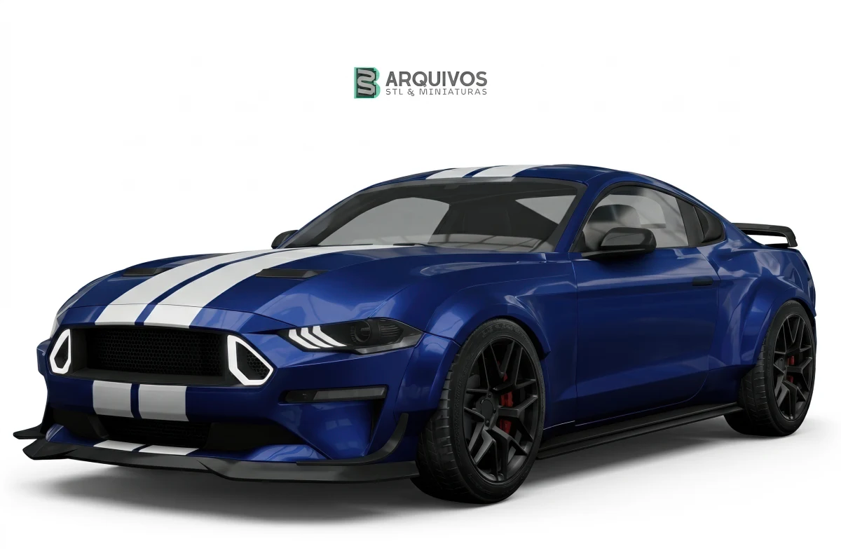 Modelo 3D STL - Ford Mustang RTR SPEC 5 2020 — foto 4